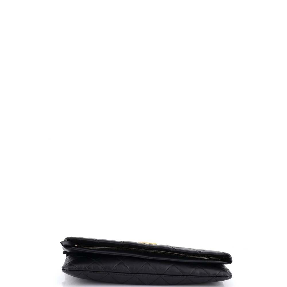 Chanel Cc Foldover Clutch Quilted #254488C30B - Picture 4 of 6